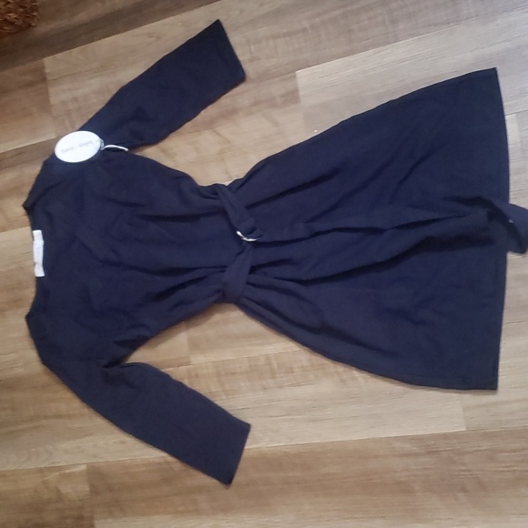 bishop + young Dresses & Skirts - Bishop + YOUNG NAVY BELTED DRESS